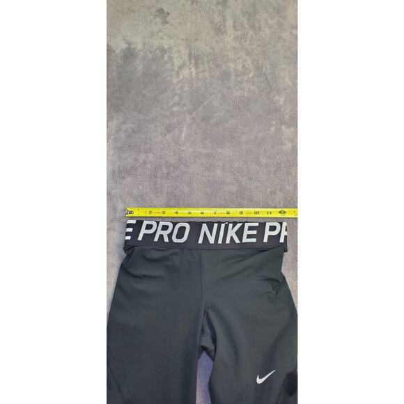 Nike Pro Womens Sz S Dri-Fit Tight Fit Full Length Long Leggings AO9968 Black 25 - Picture 4 of 9